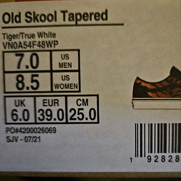 Vans Eco Theory Tapered Shoes 7M/8.5W - Picture 5 of 5